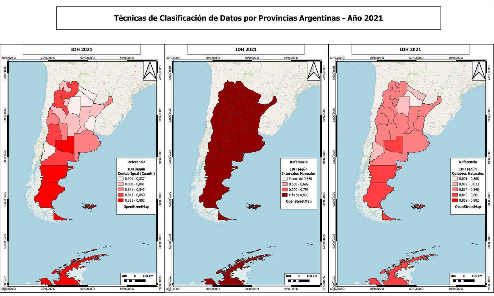Índice de Desarrollo Humano por Provincias Argentinas – Año 2021