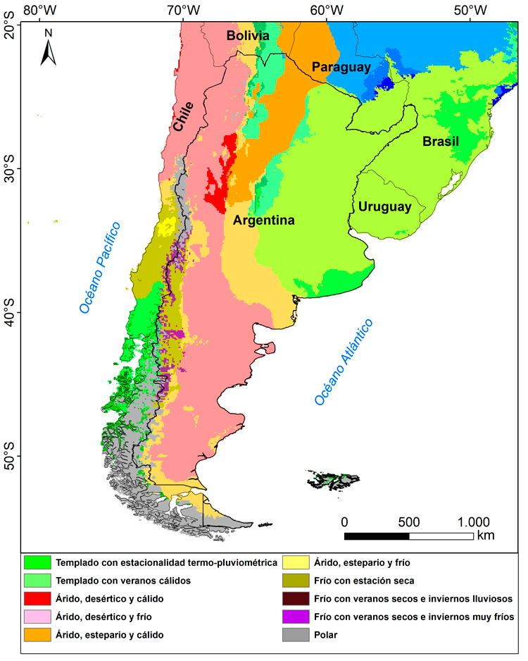 Climas de Argentina.