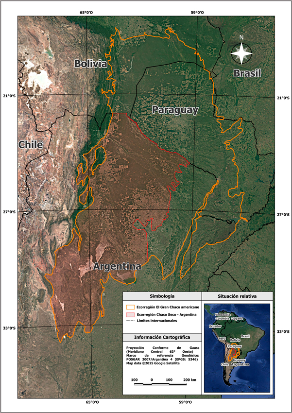 Ubicación del área de estudio