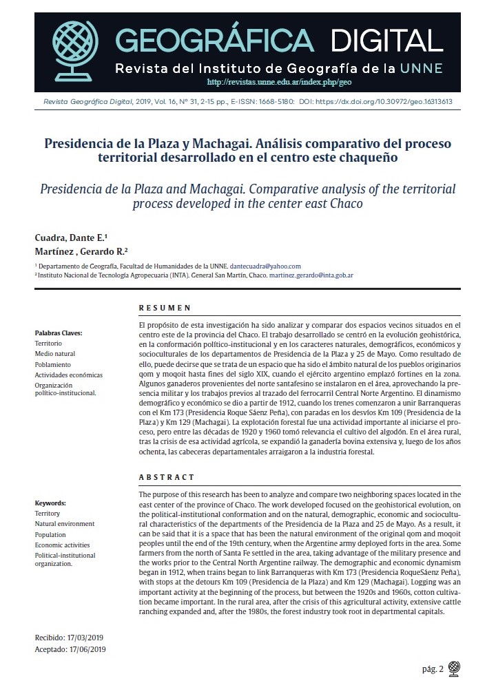 Geográfica Digital: formato de los documentos en pdf