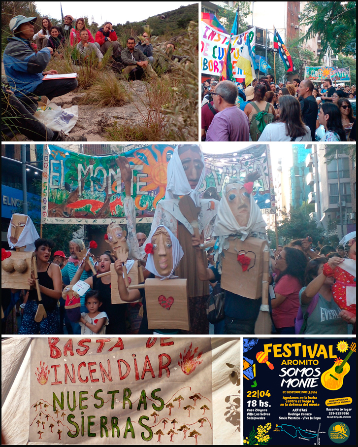 Movilizaciones en torno al monte nativo como consigna política